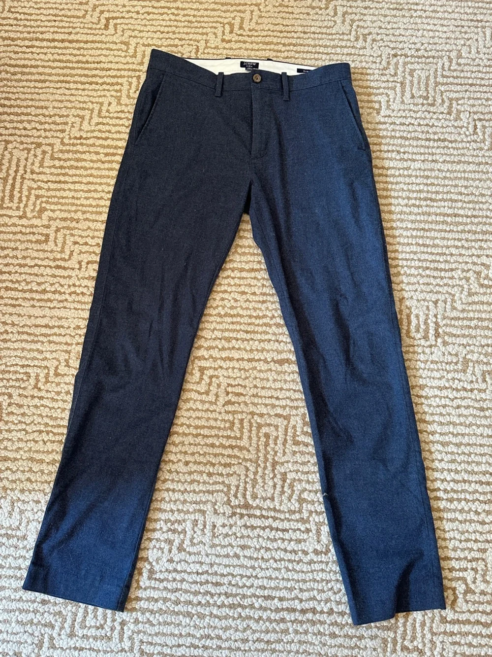 J. Crew Men's Dress Pants in Navy Blue